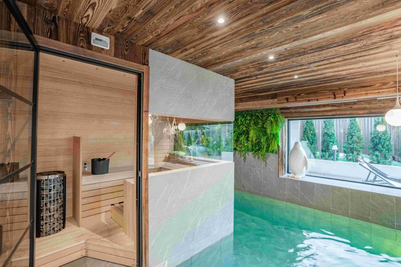 Serre-Chevalier Chalet Orpin Piscine Cinema Sauna Le Monêtier-les-Bains Buitenkant foto