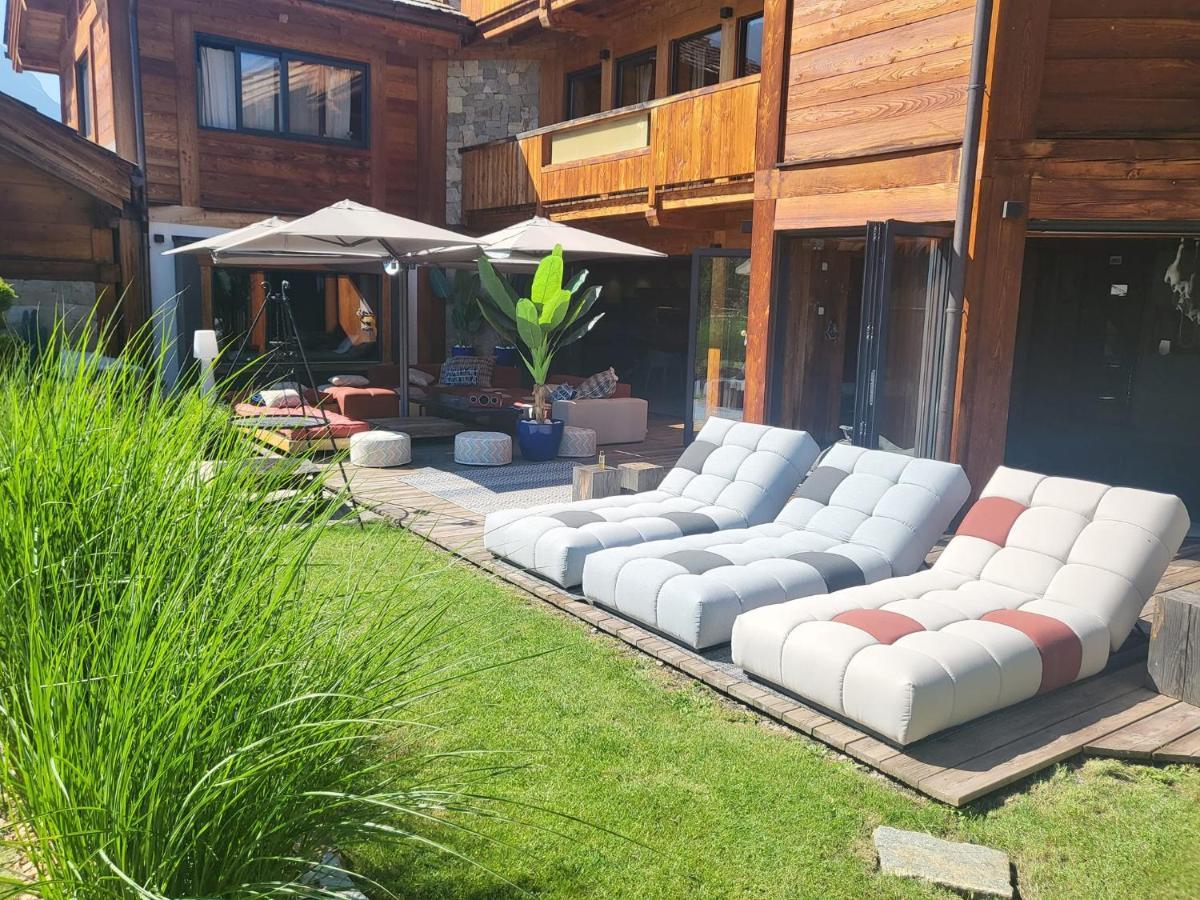 Serre-Chevalier Chalet Orpin Piscine Cinema Sauna Le Monêtier-les-Bains Buitenkant foto